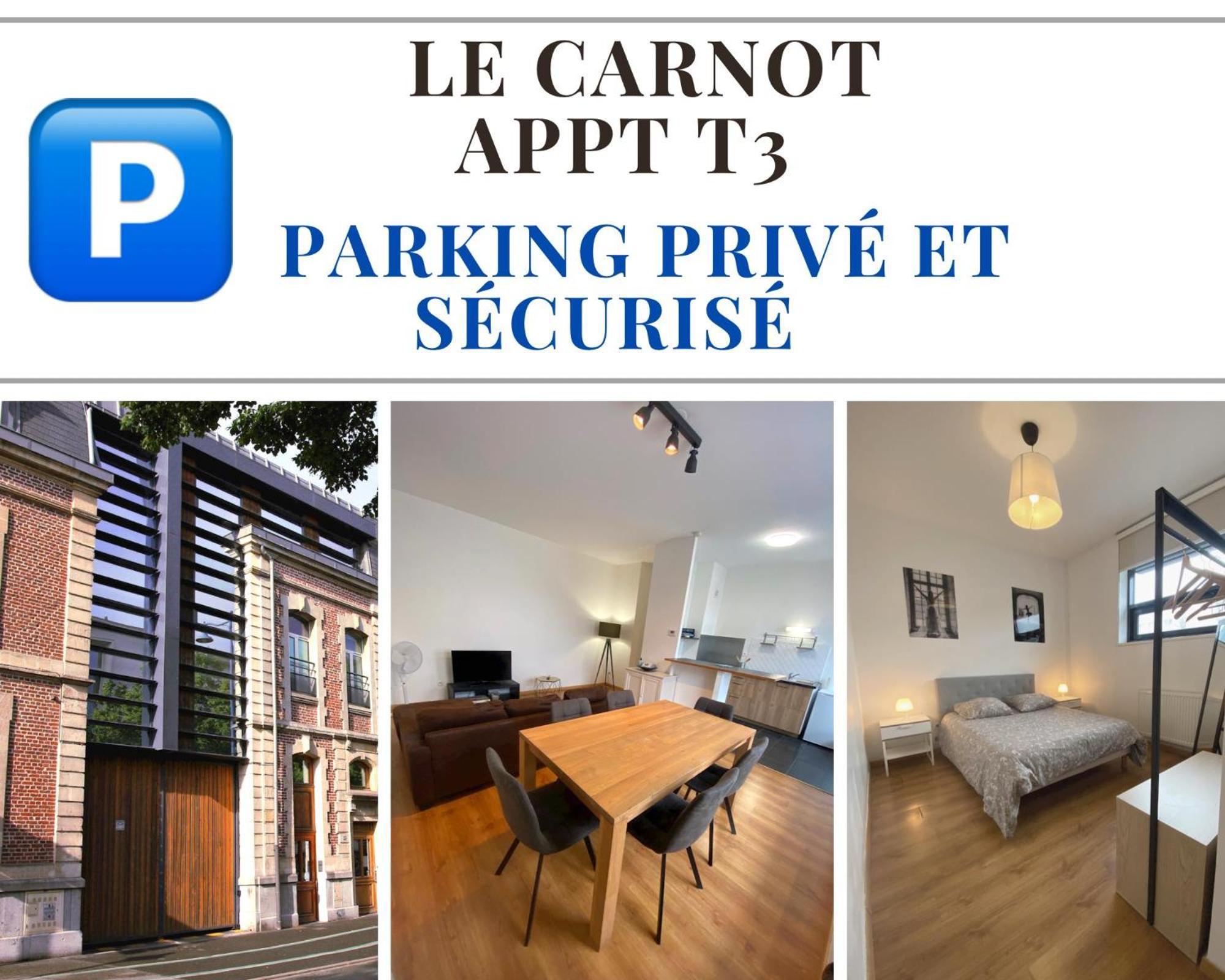 Le Carnot Appartement Avec 2 Chambres Separes Et Parking Privatif Et Securise Arras Ngoại thất bức ảnh