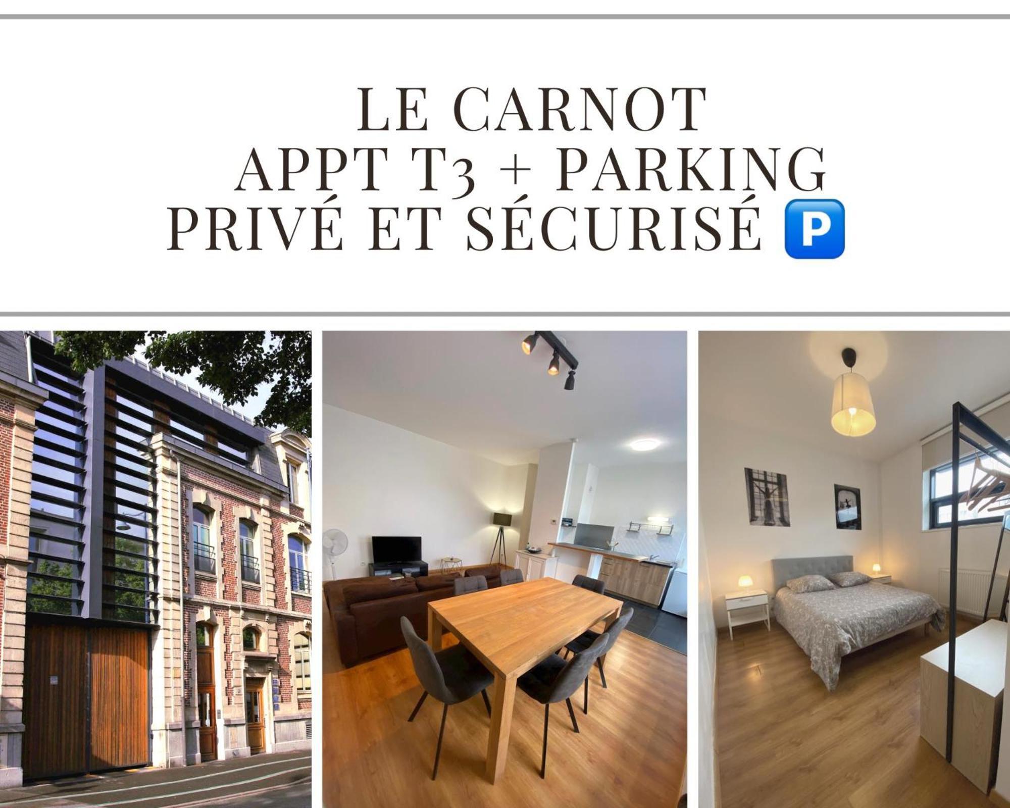 Le Carnot Appartement Avec 2 Chambres Separes Et Parking Privatif Et Securise Arras Ngoại thất bức ảnh